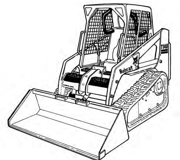 Bobcat T140 Compact Track Loader Service Repair Manual Download