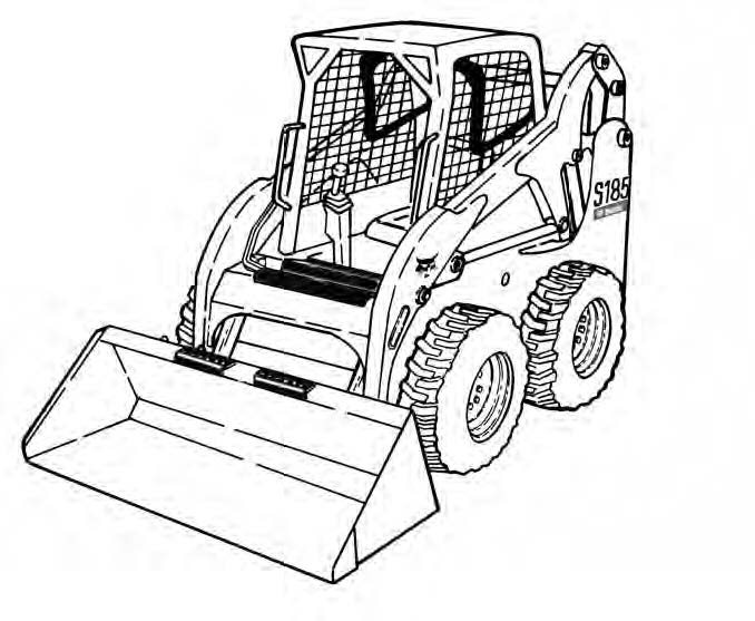 Bobcat S185 Skid-Steer Loader Service Repair Manual Download(S/N