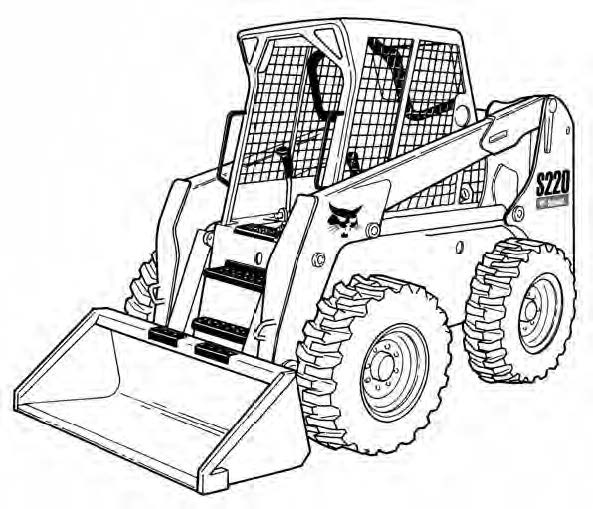 Bobcat S250 S300 Skid-Steer Loader Service Repair Manual Download(S/N