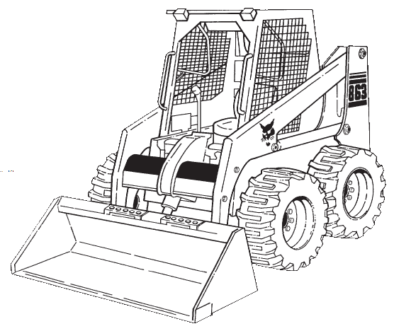 Bobcat 863 Loader Service Repair Manual Download 3